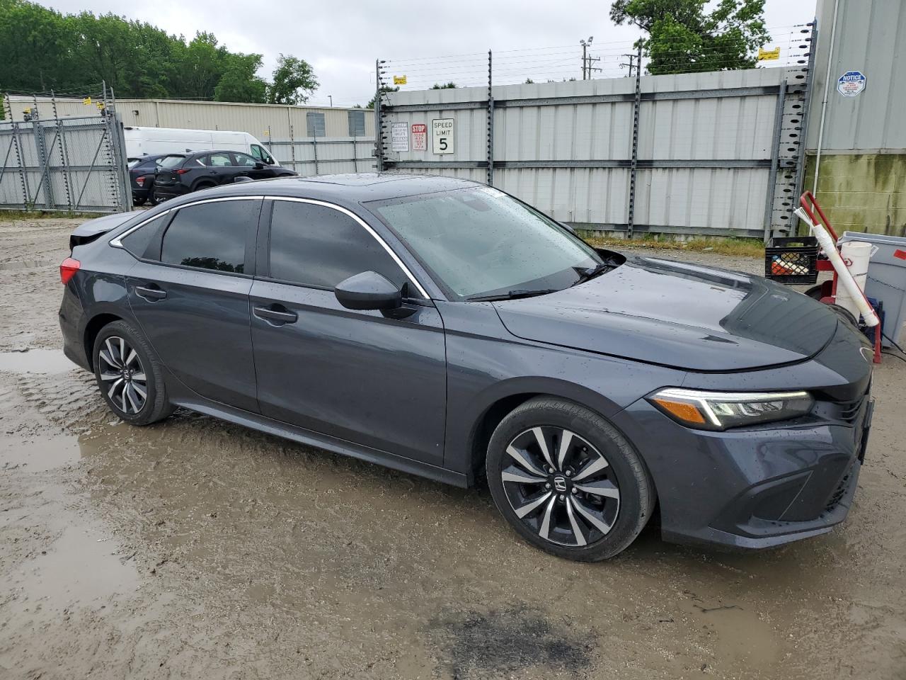 2022 HONDA CIVIC EX VIN:2HGFE1F78NH315896