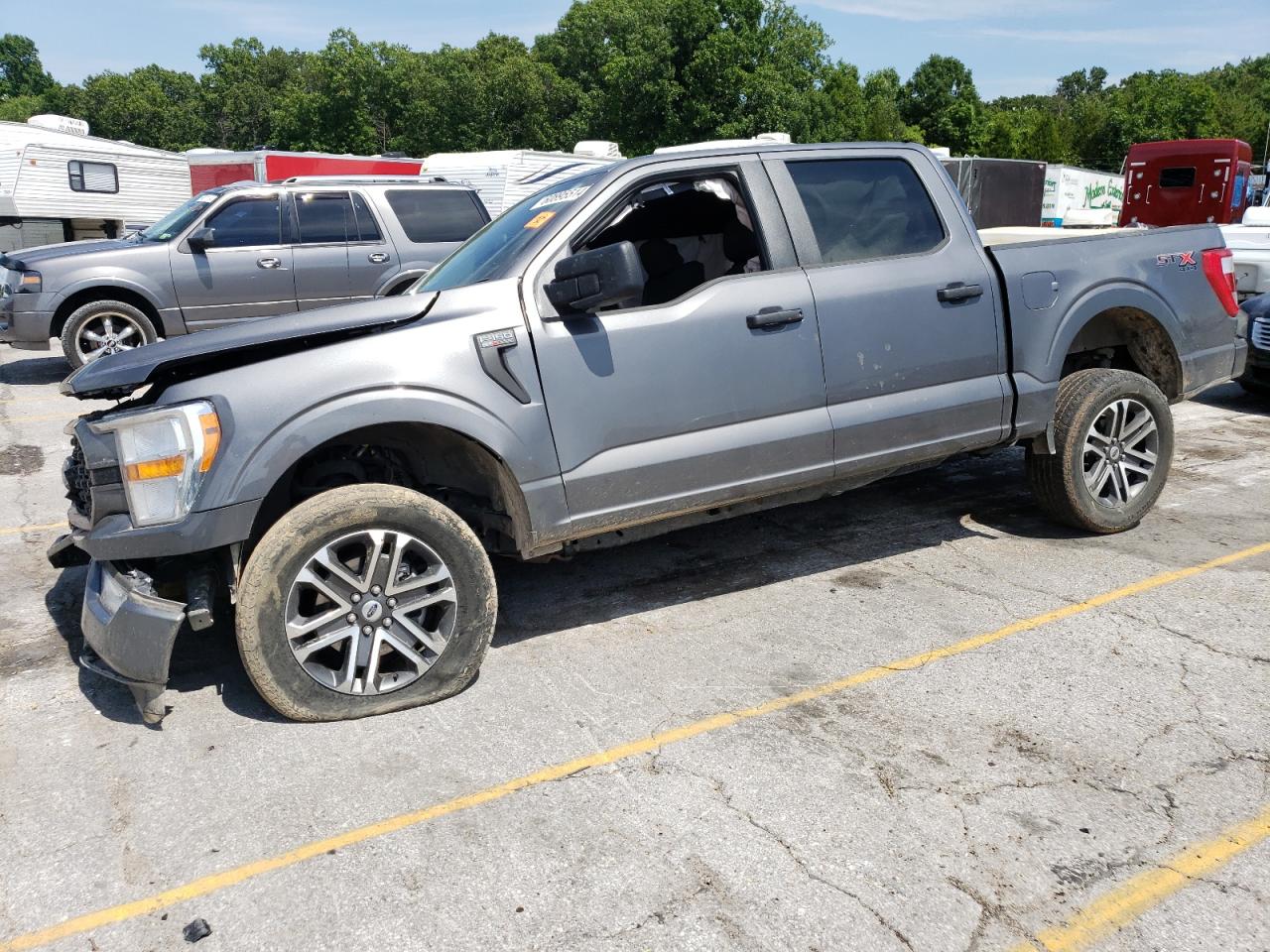 2022 FORD F150 SUPERCREW VIN:1FTFW1E81NKE96256