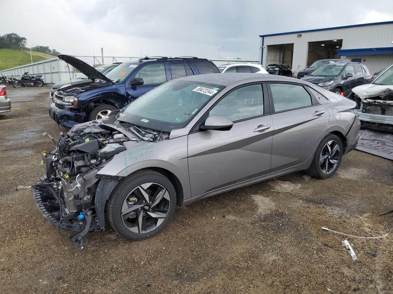 2023 HYUNDAI ELANTRA SEL VIN:KMHLS4AG6PU386190