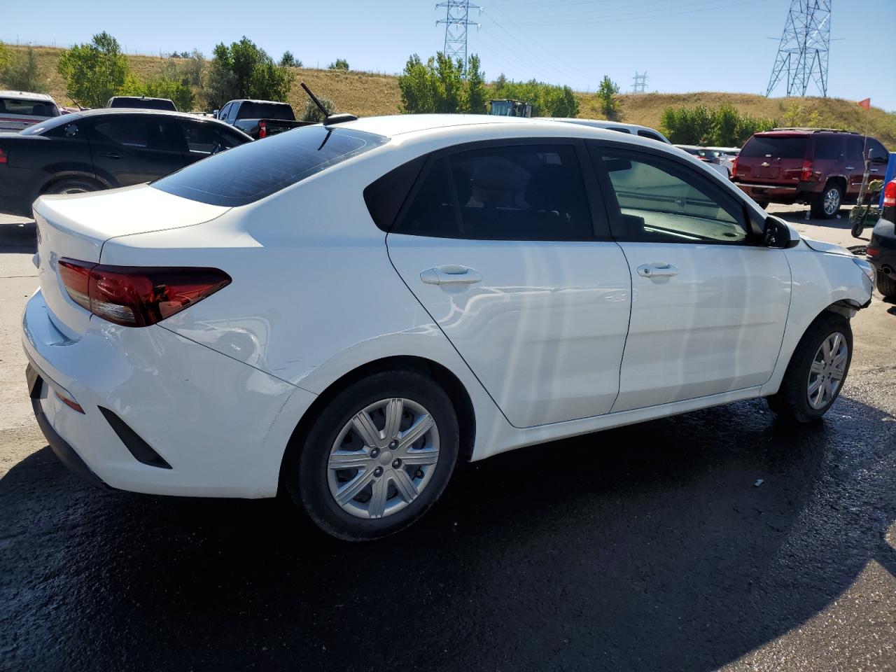 2022 KIA RIO LX VIN:3KPA24AD4NE497270