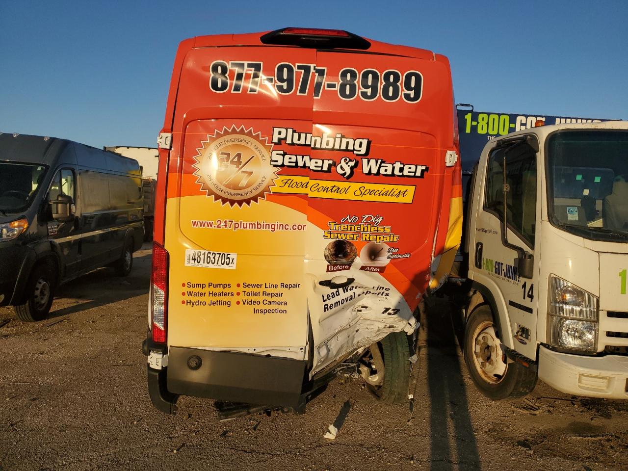 2024 FORD TRANSIT T-250 VIN:1FTBR1X87RKA01888