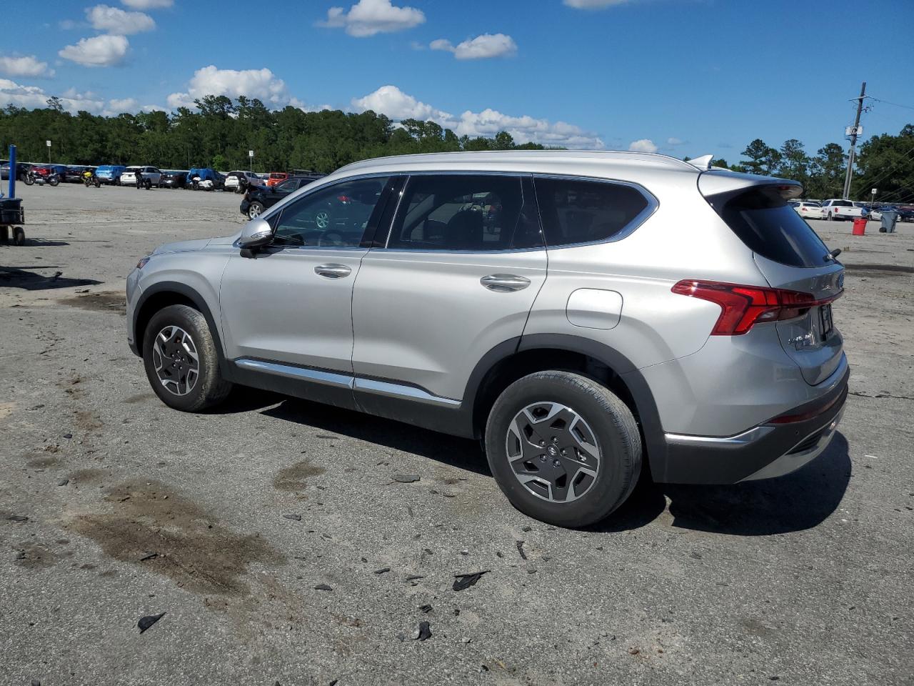 2022 HYUNDAI SANTA FE BLUE VIN:KM8S2DA13NU049271