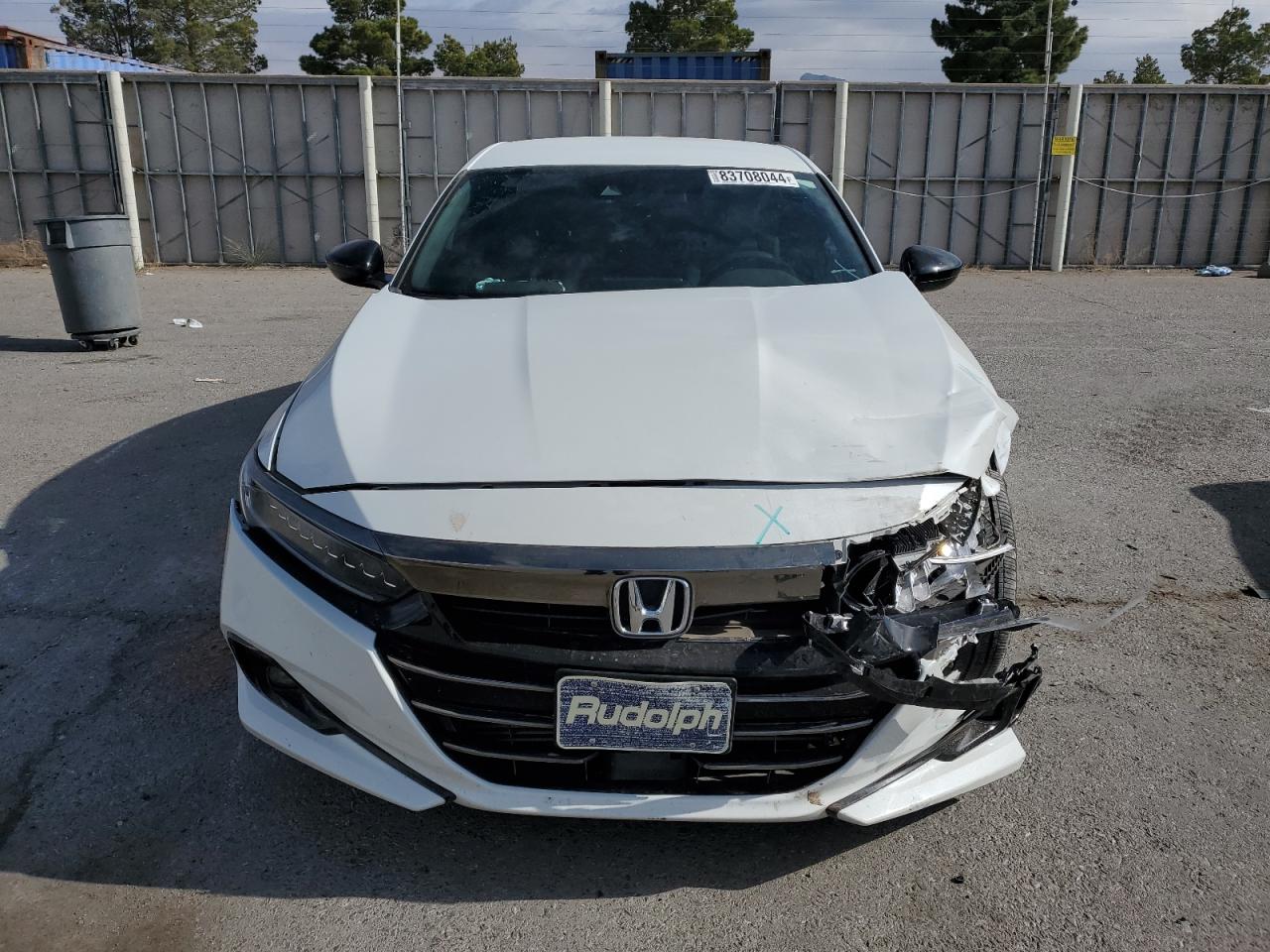 2022 HONDA ACCORD SPORT VIN:1HGCV1F39NA089107