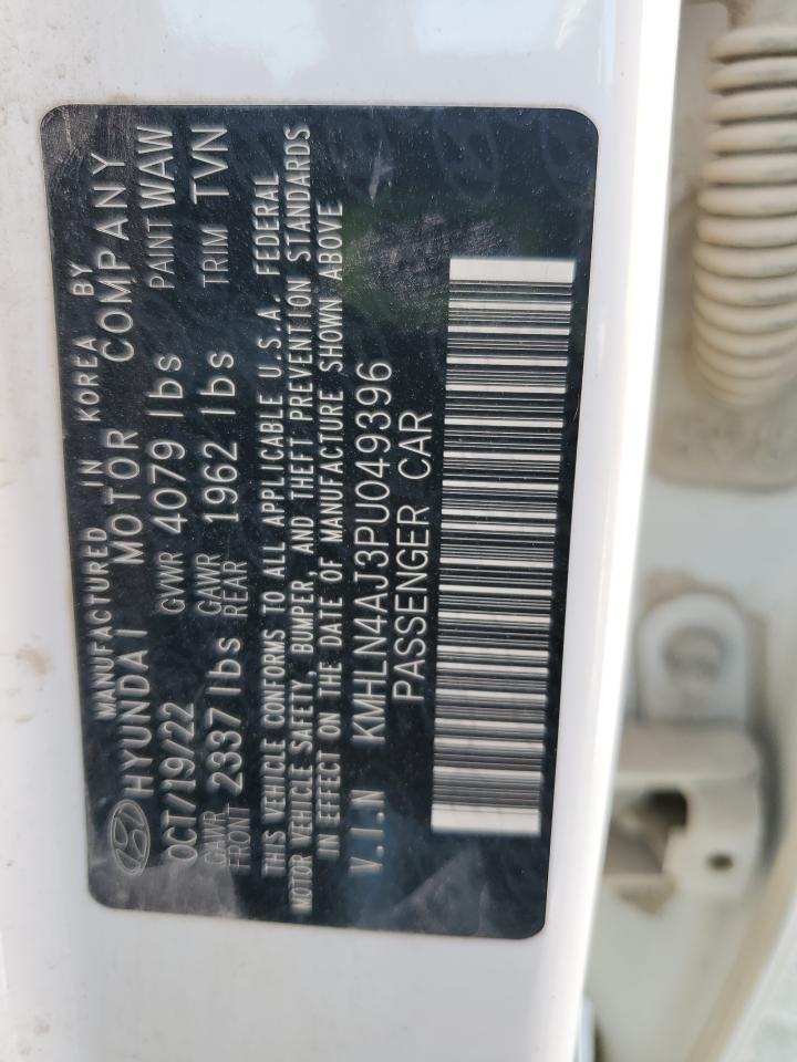 2023 HYUNDAI ELANTRA LIMITED VIN:KMHLN4AJ3PU049396