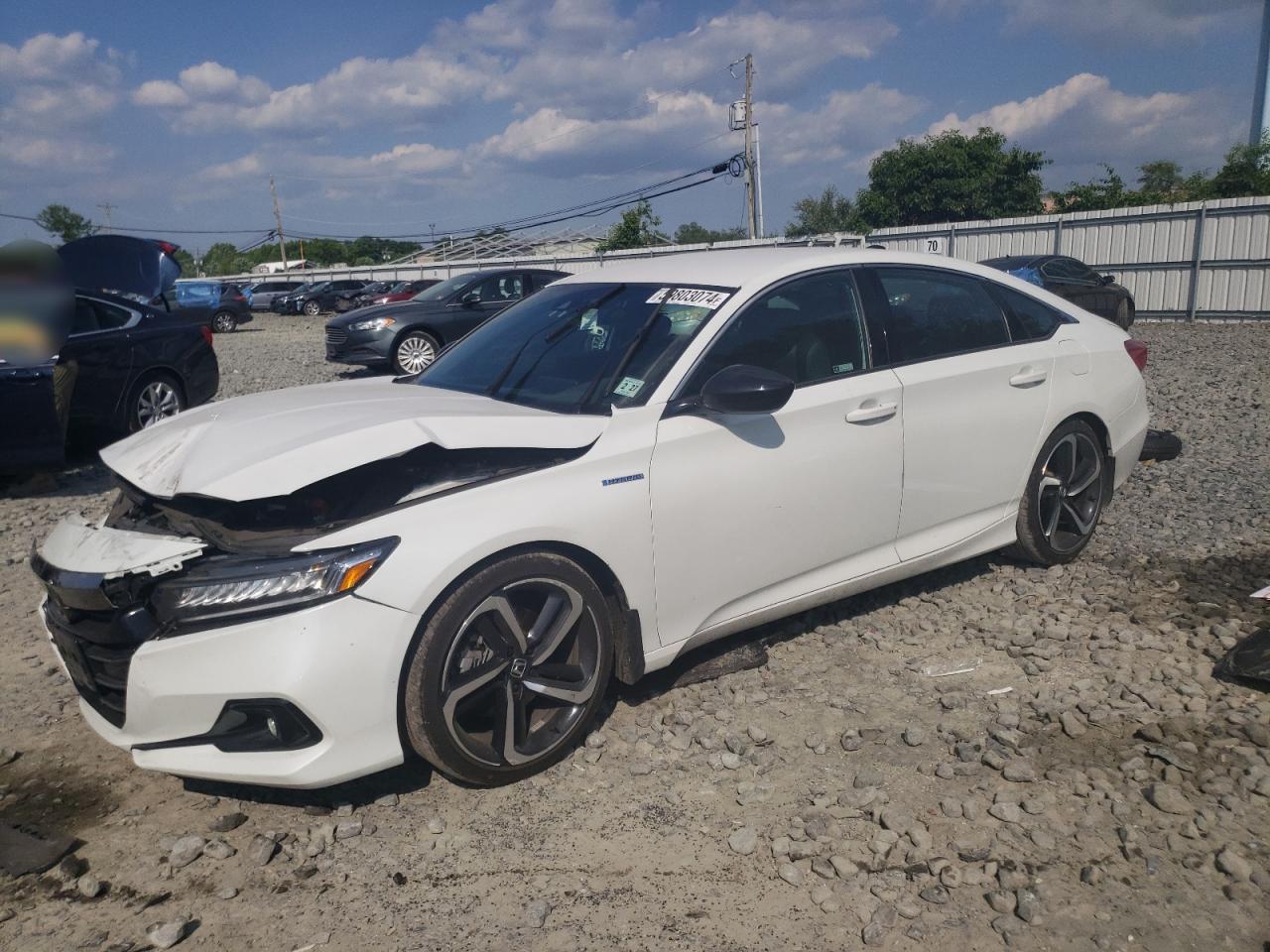 2022 HONDA ACCORD HYBRID SPORT VIN:1HGCV3F23NA013174