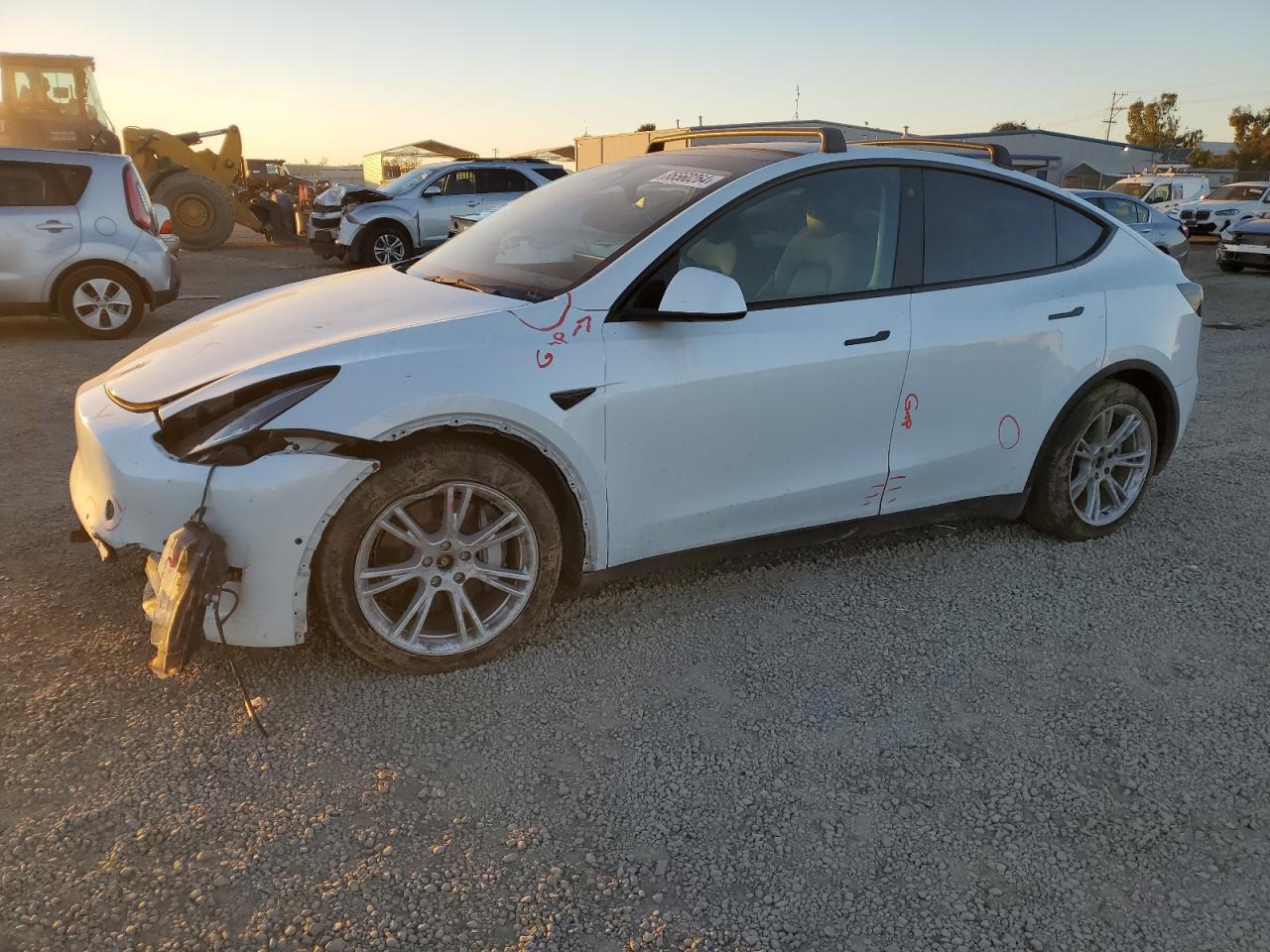 2022 TESLA MODEL Y  VIN:7SAYGAEEXNF488944
