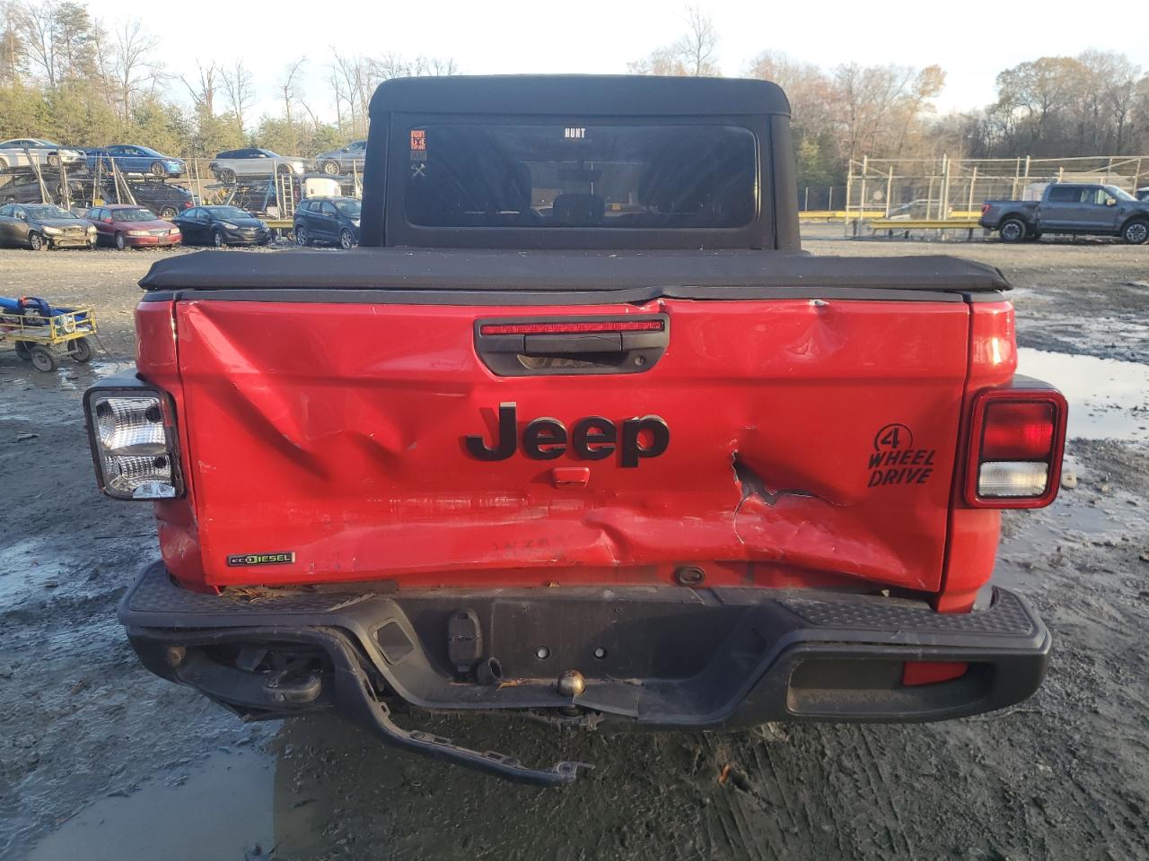 2022 JEEP GLADIATOR SPORT VIN:1C6JJTAM3NL162559