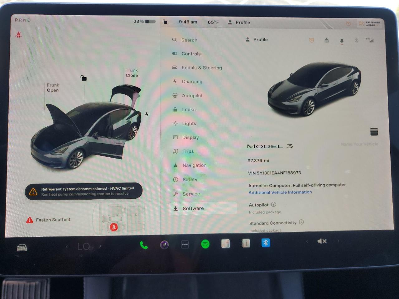 2022 TESLA MODEL 3  VIN:5YJ3E1EA4NF188973