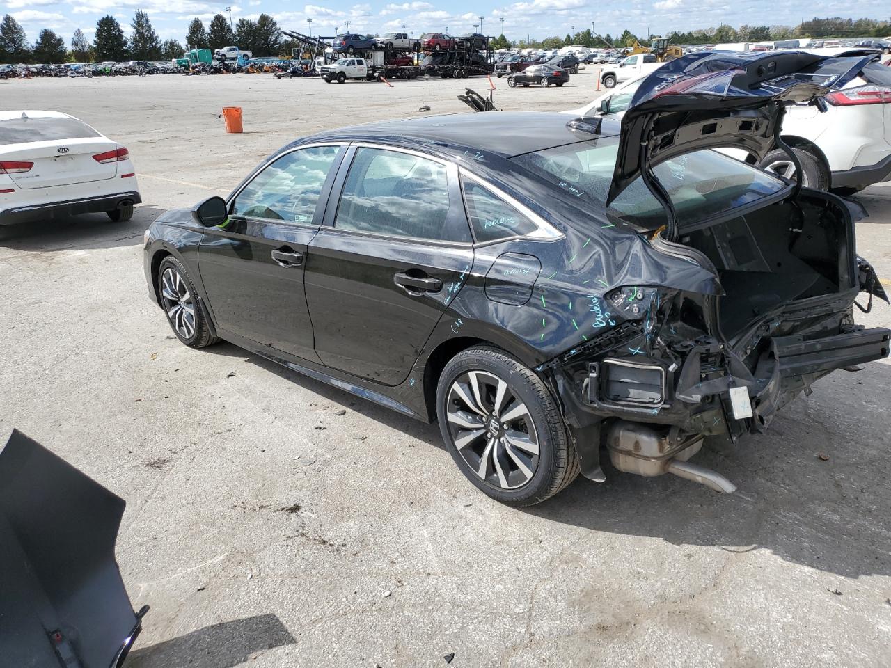 2022 HONDA CIVIC EX VIN:2HGFE1F76NH329439