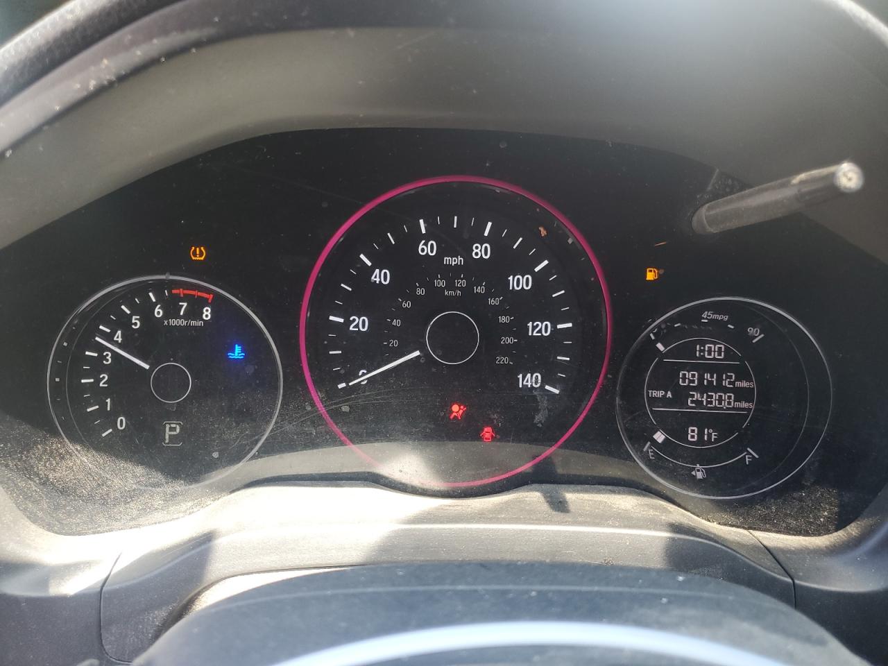 2022 HONDA HR-V SPORT VIN:3CZRU6H17NM702326