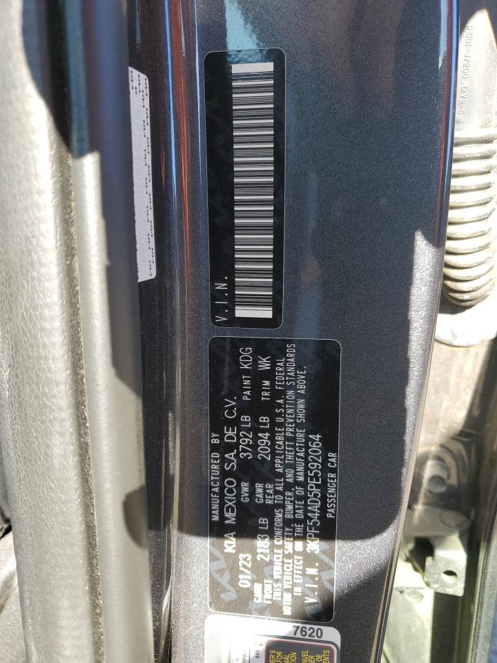 2023 KIA FORTE GT LINE VIN:3KPF54AD5PE592064
