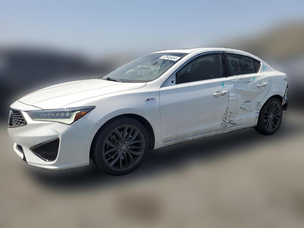 2022 ACURA ILX PREMIUM A-SPEC VIN:19UDE2F89NA007222