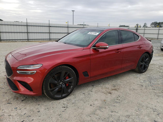 2022 GENESIS G70 BASE VIN:KMTG54TE7NU091784