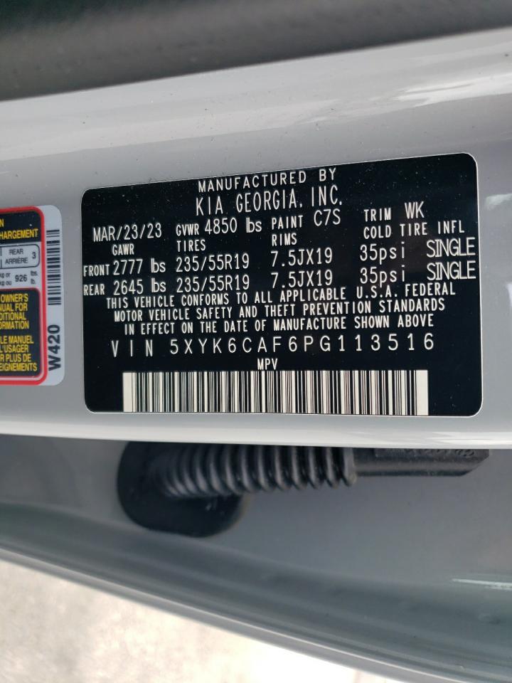 2023 KIA SPORTAGE X LINE VIN:5XYK6CAF6PG113516