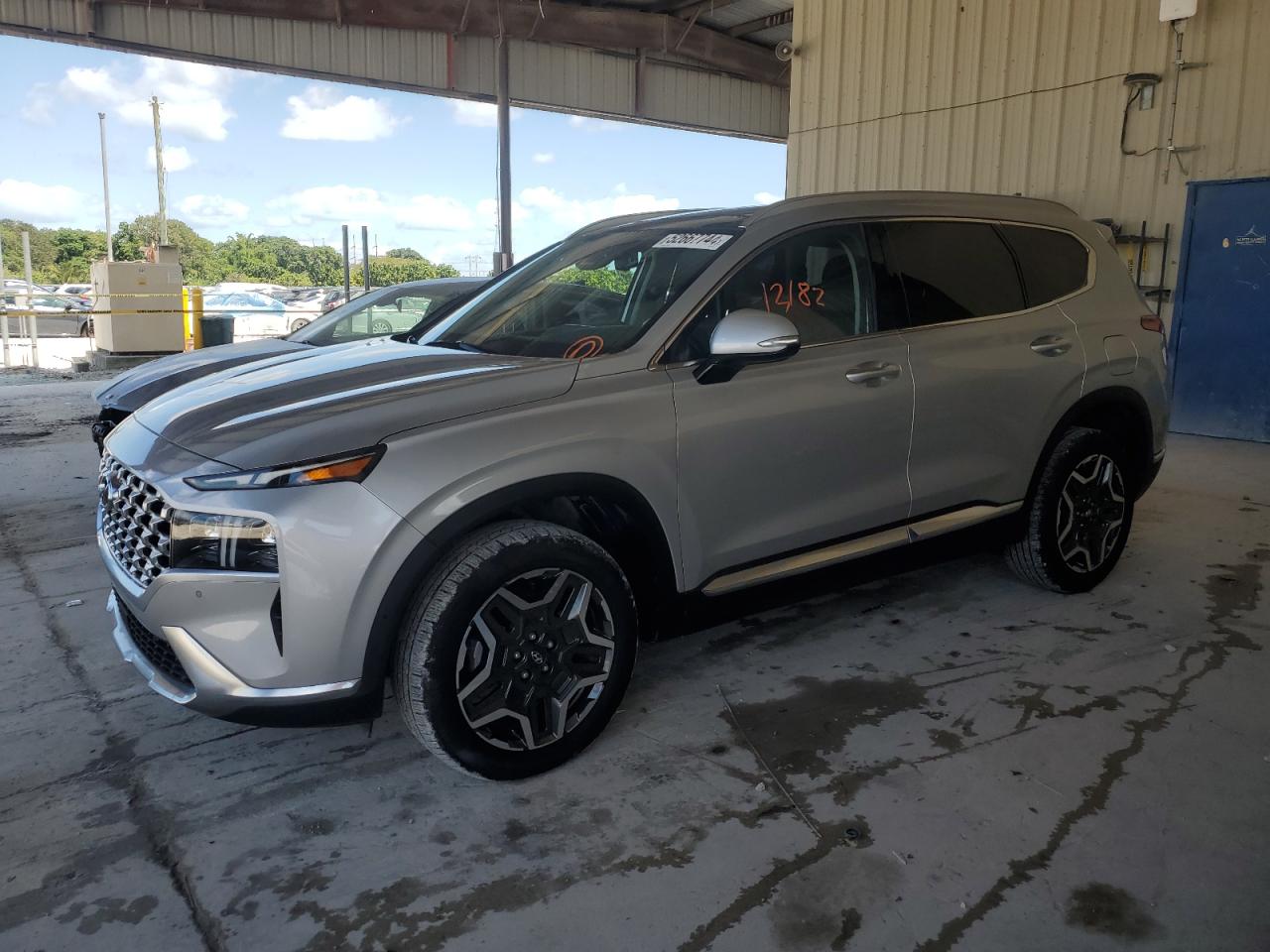 2022 HYUNDAI SANTA FE BLUE VIN:KM8S2DA10NU045338