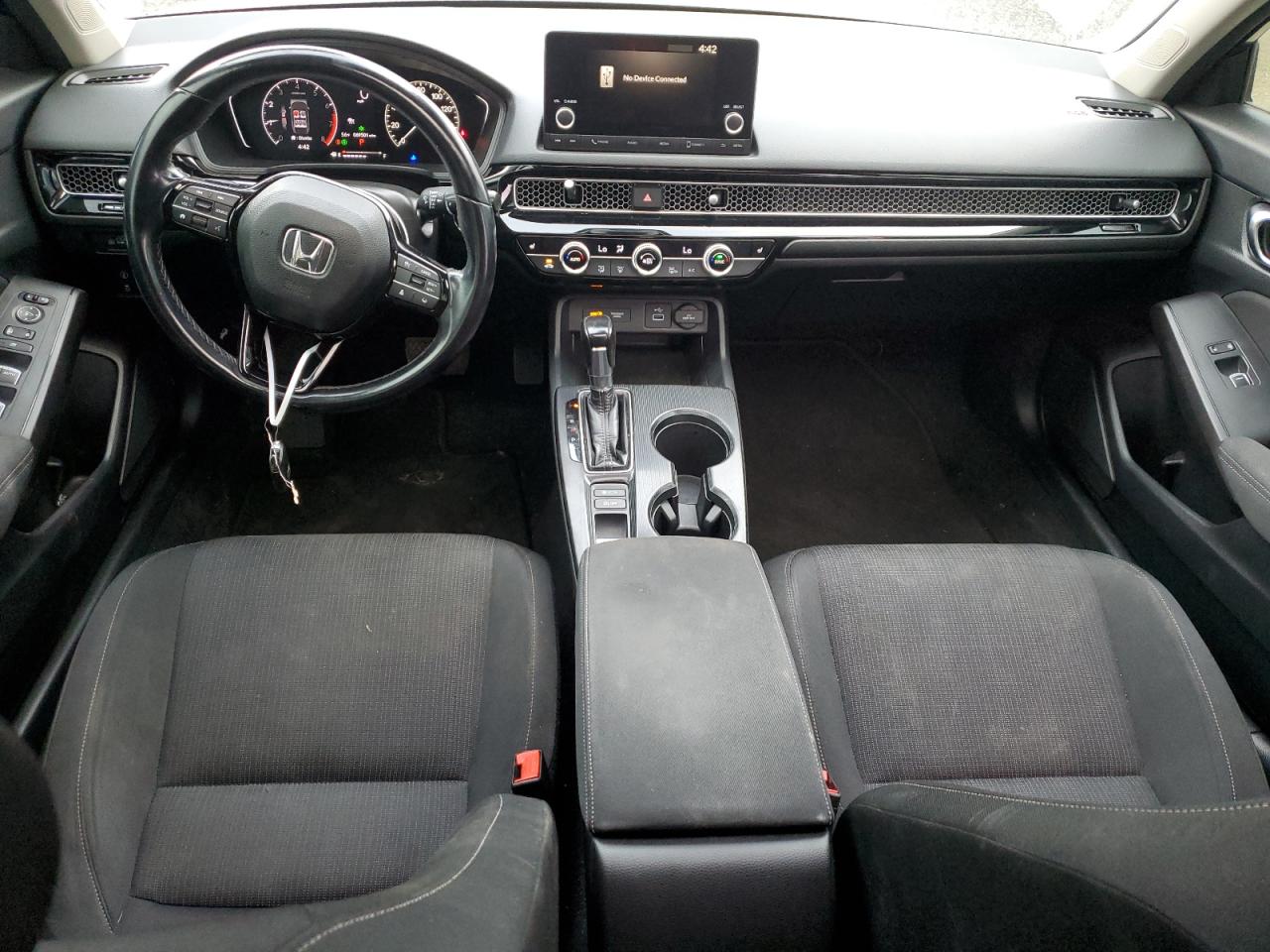 2022 HONDA CIVIC EX VIN:JHMFE1F75NX003687