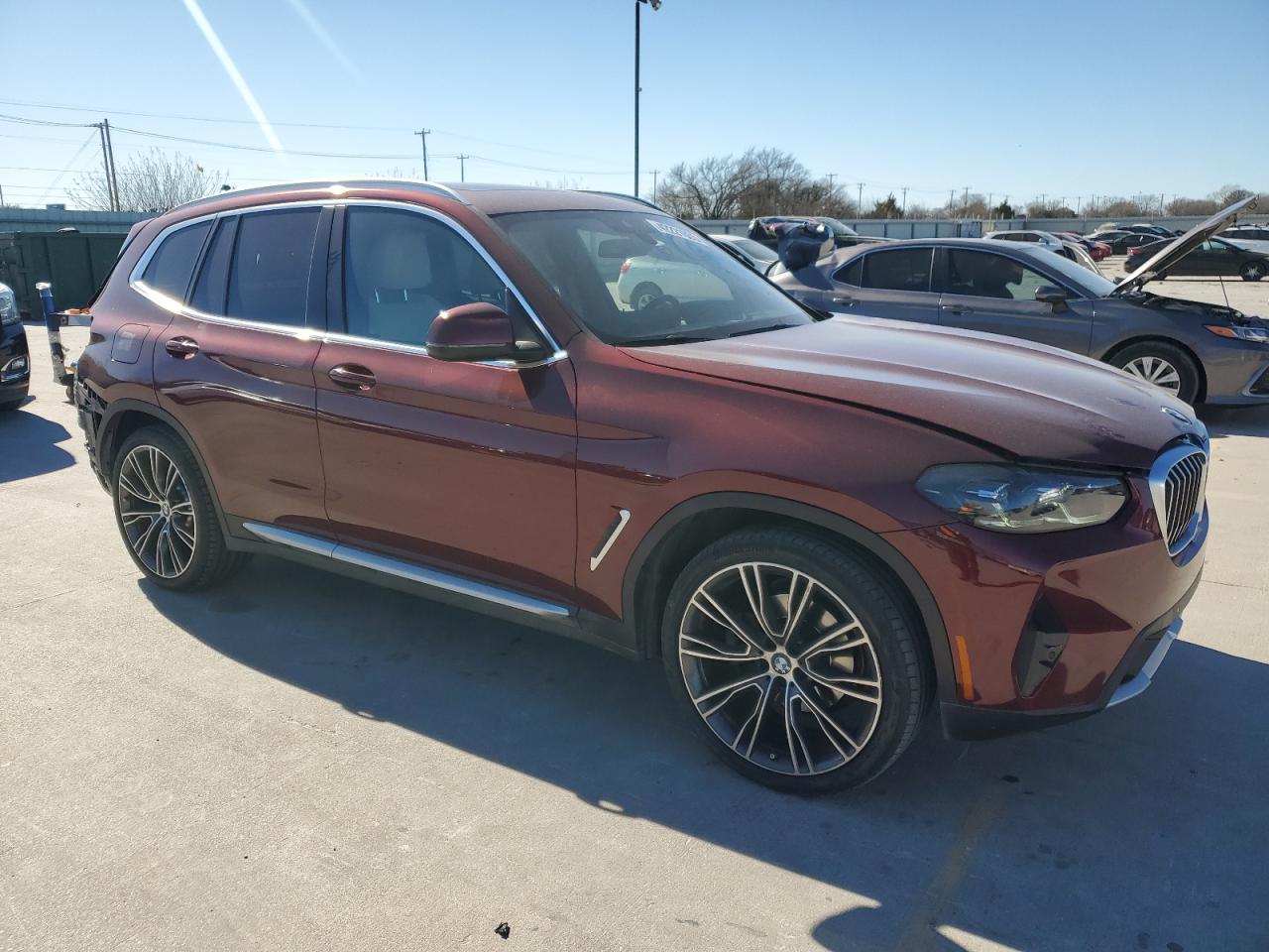 2022 BMW X3 SDRIVE30I VIN:5UX43DP04N9K91982