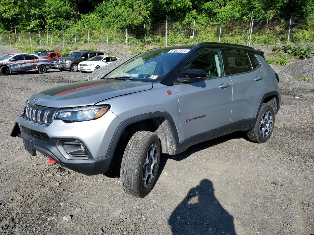 2022 JEEP COMPASS TRAILHAWK VIN:3C4NJDDB4NT194077