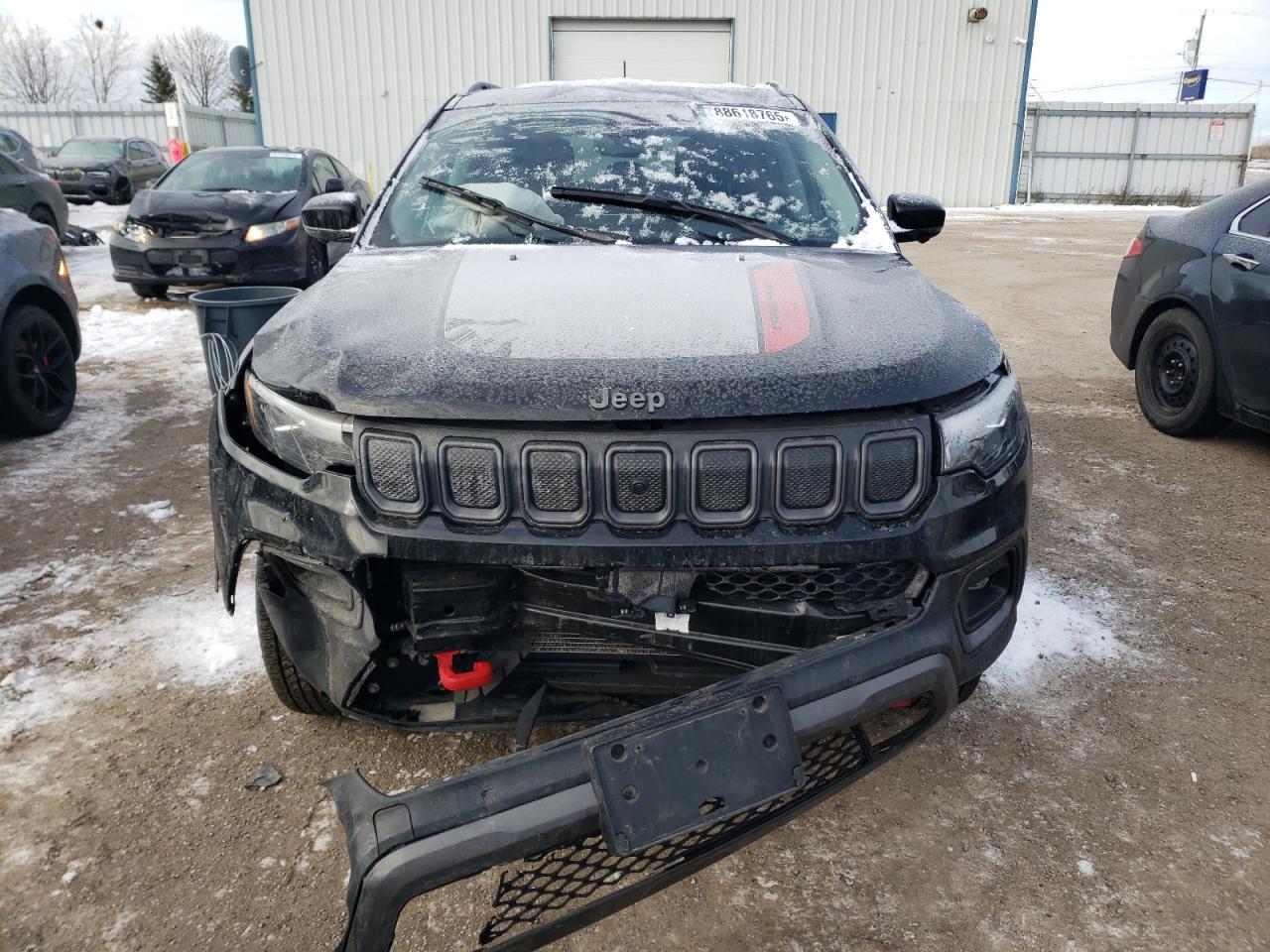2022 JEEP COMPASS TRAILHAWK VIN:3C4NJDDB0NT214597