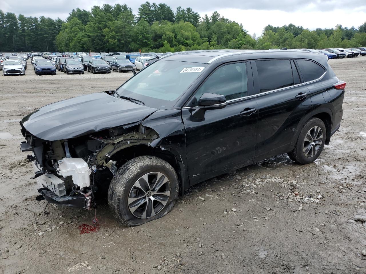 2023 TOYOTA HIGHLANDER HYBRID XLE VIN:5TDKBRCH0PS128383