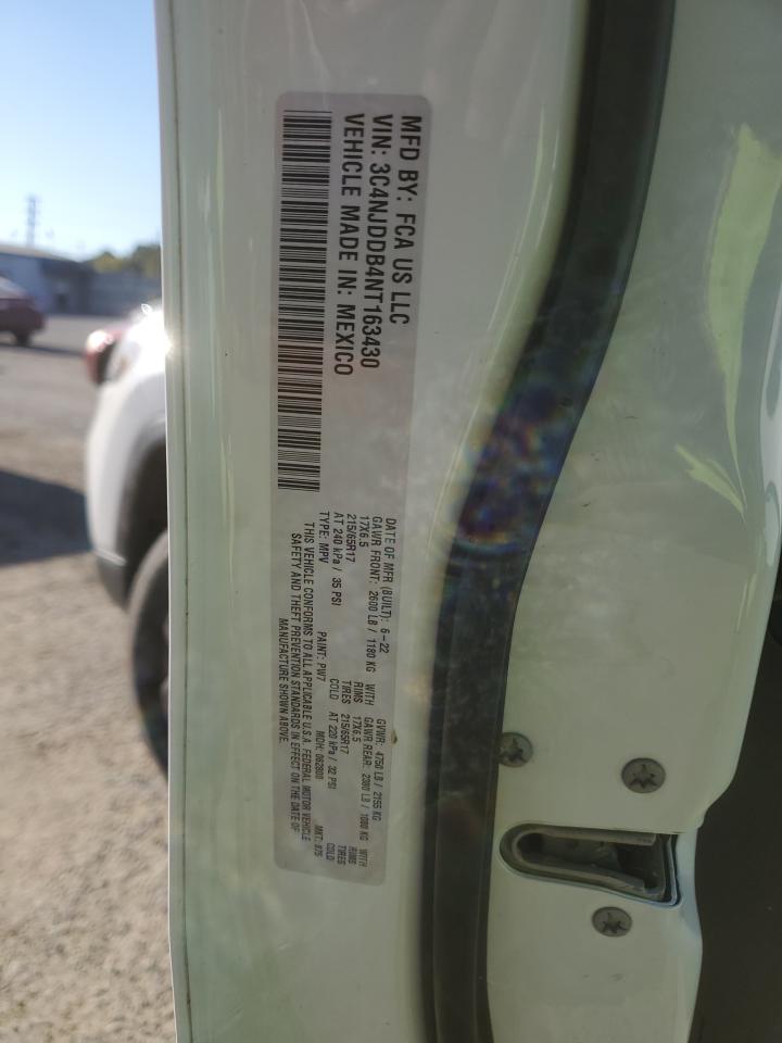 2022 JEEP COMPASS TRAILHAWK VIN:3C4NJDDB4NT163430