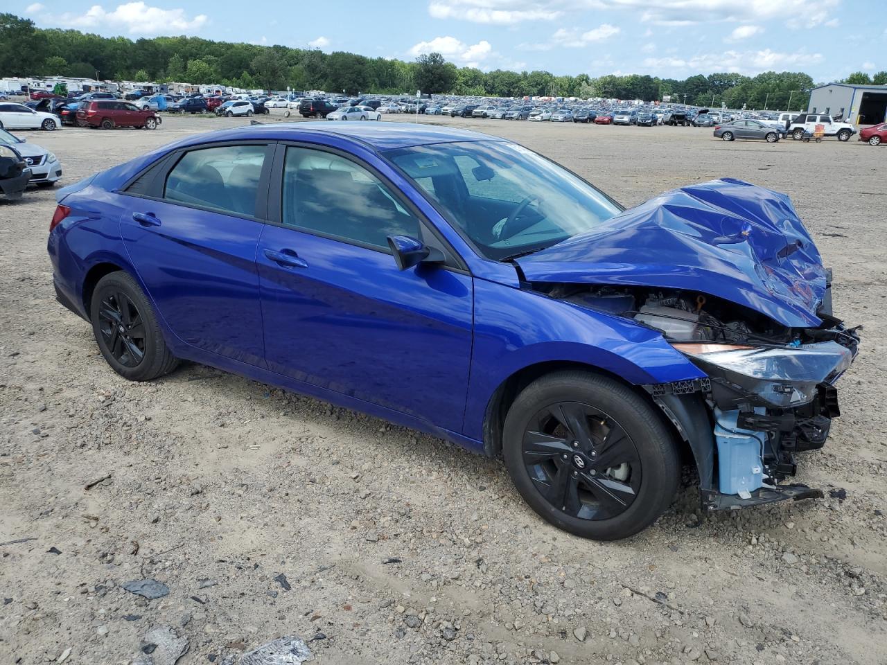 2023 HYUNDAI ELANTRA BLUE VIN:KMHLM4AJ7PU083439