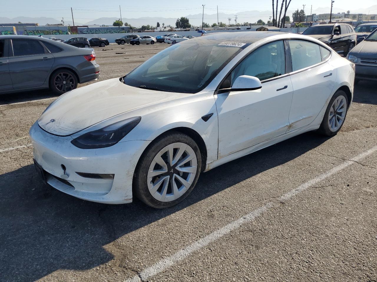 2022 TESLA MODEL 3  VIN:5YJ3E1EB8NF276384