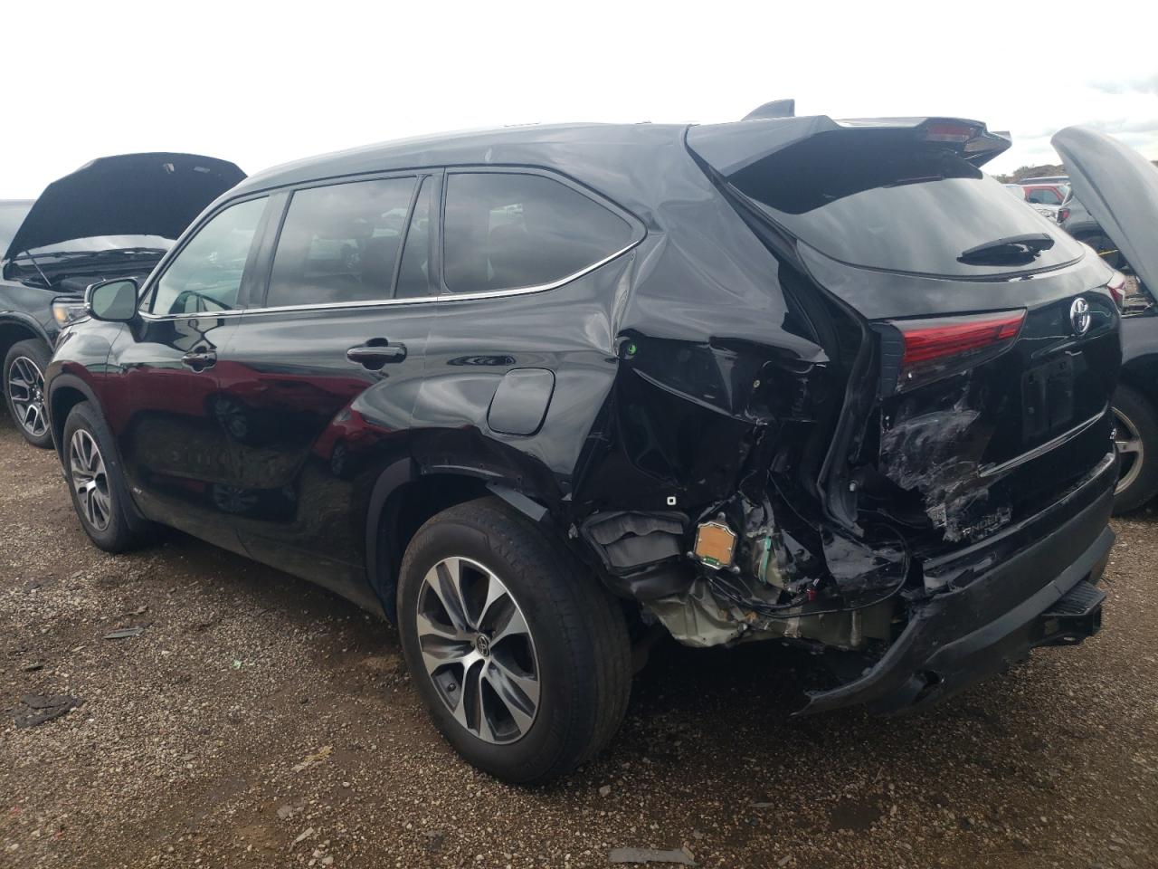 2022 TOYOTA HIGHLANDER HYBRID XLE VIN:5TDHBRCH6NS548141