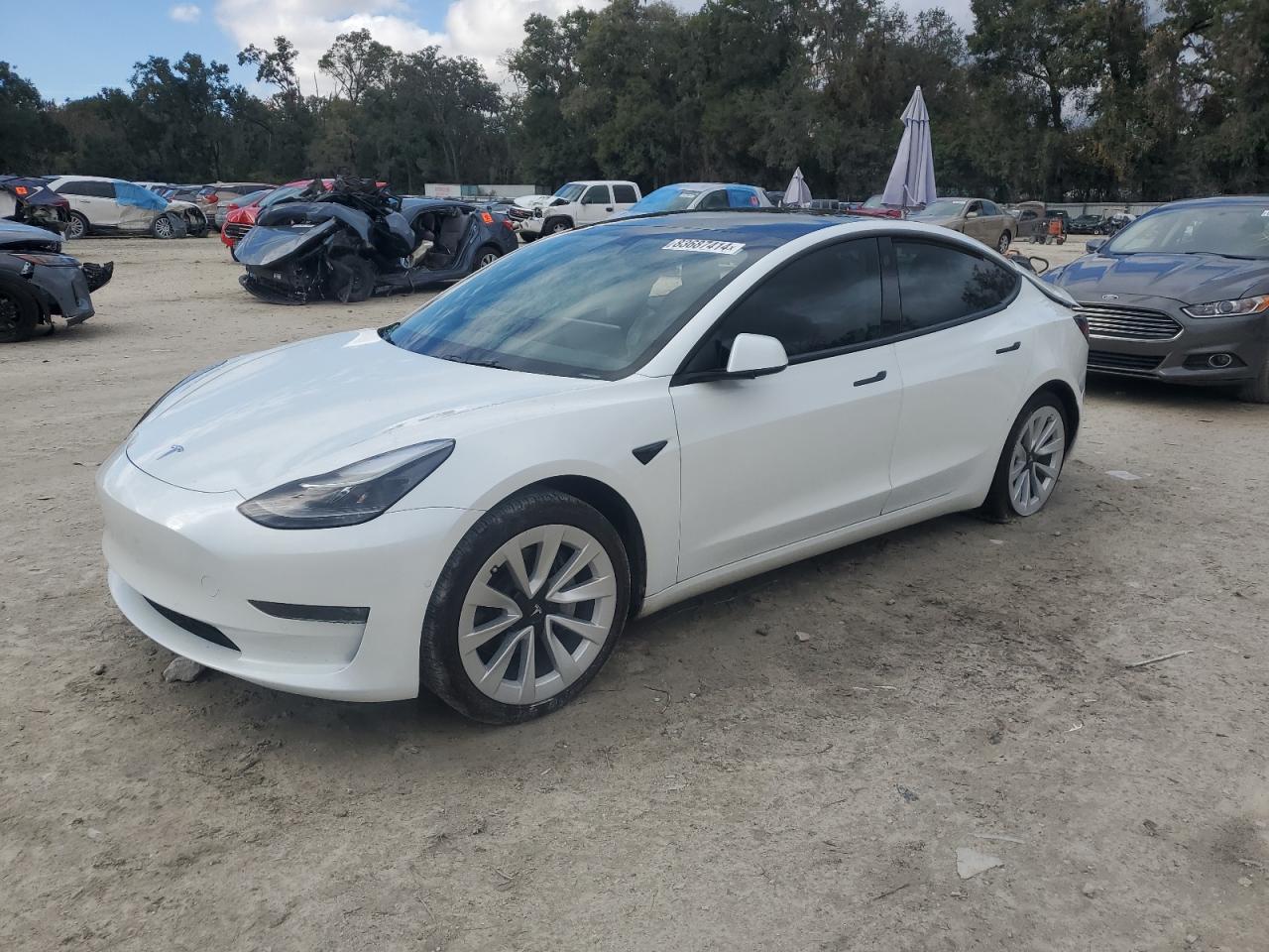 2022 TESLA MODEL 3  VIN:5YJ3E1EB7NF205645