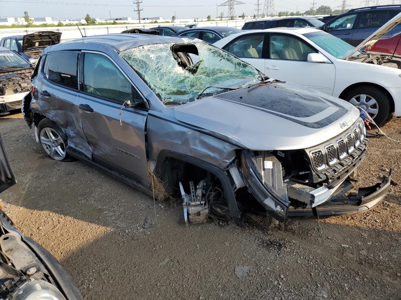 2023 JEEP COMPASS SPORT VIN:3C4NJDAN3PT506388