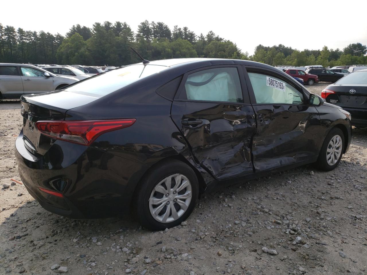 2022 HYUNDAI ACCENT SE VIN:3KPC24A67NE158108