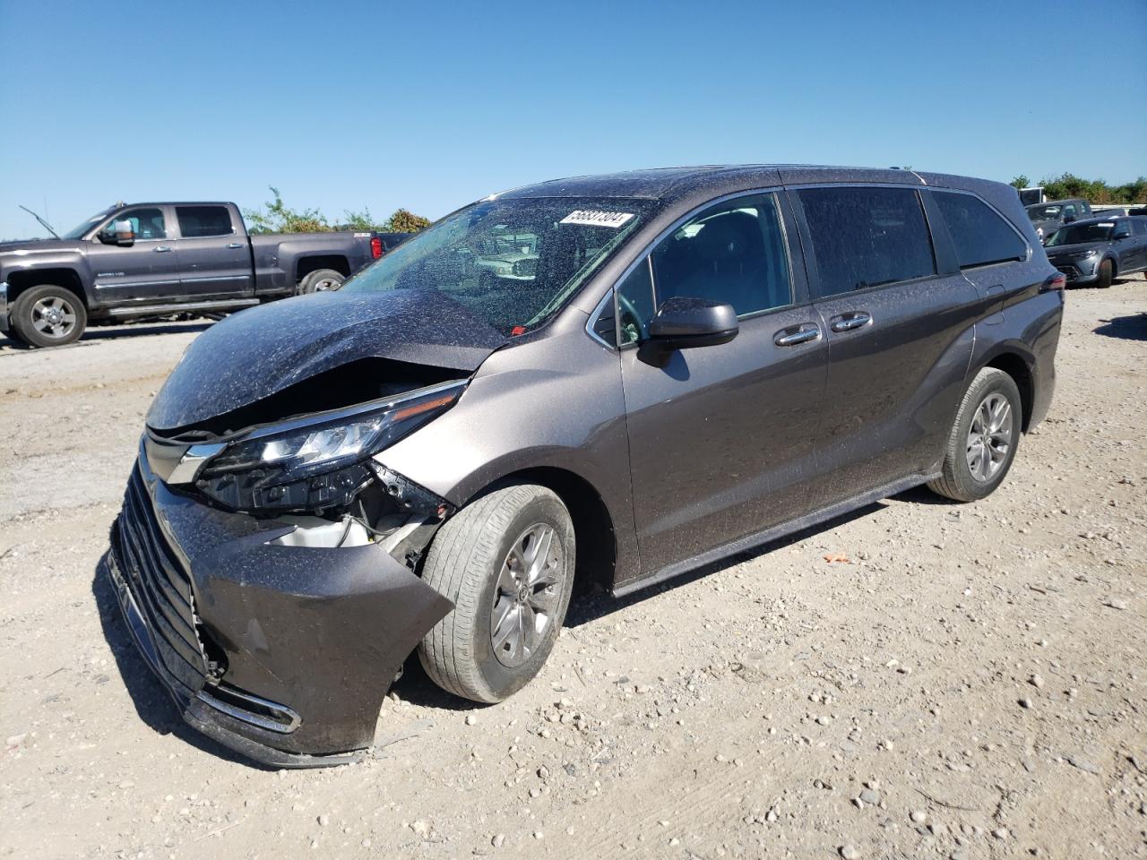 2022 TOYOTA SIENNA XLE VIN:5TDYRKEC2NS132091