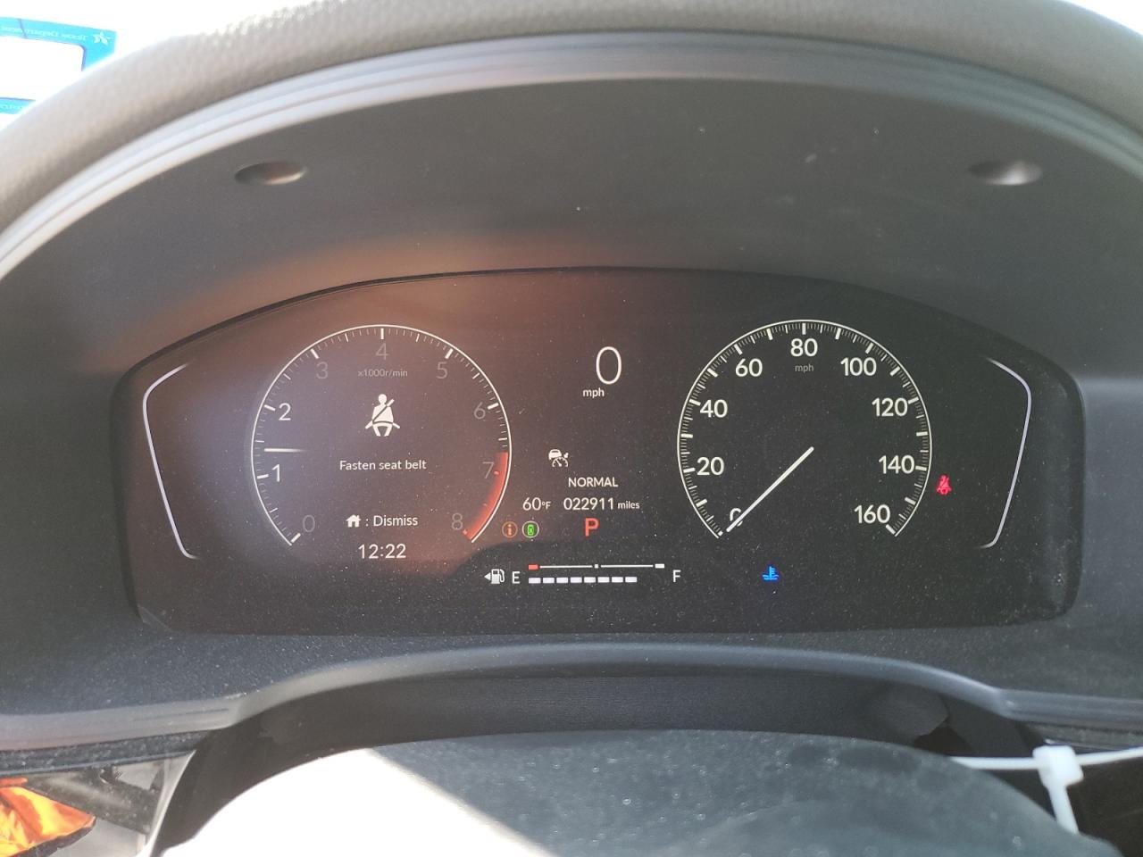 2022 HONDA CIVIC SPORT VIN:2HGFE2F53NH527108