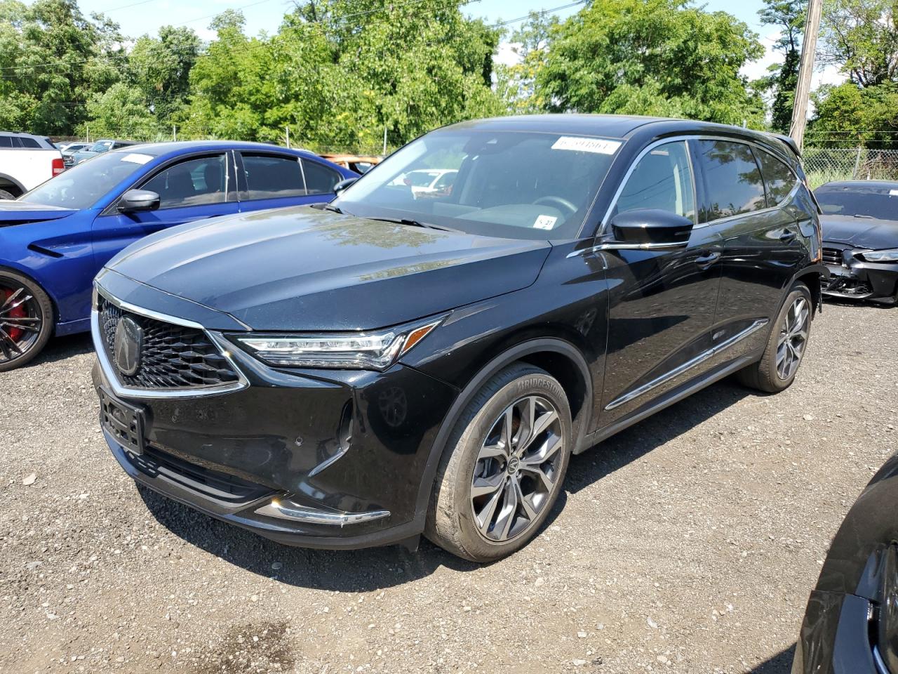 2022 ACURA MDX TECHNOLOGY VIN:5J8YE1H41NL005720