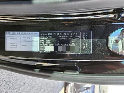 2017 Kia Carnival VIN: