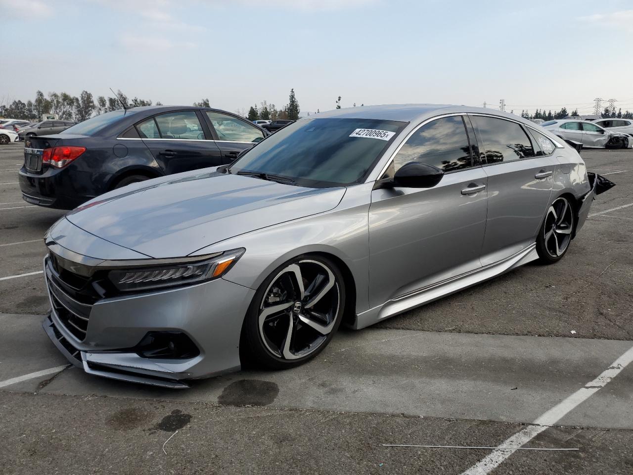 2022 HONDA ACCORD HYBRID SPORT VIN:1HGCV3F25NA022801