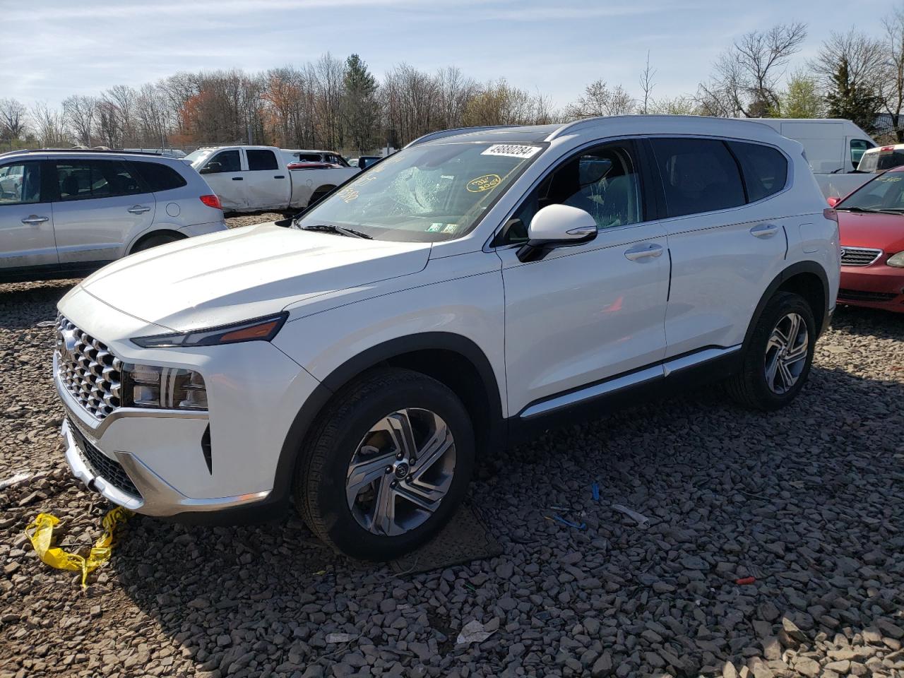 2022 HYUNDAI SANTA FE SEL VIN:5NMS3DAJ1NH480524