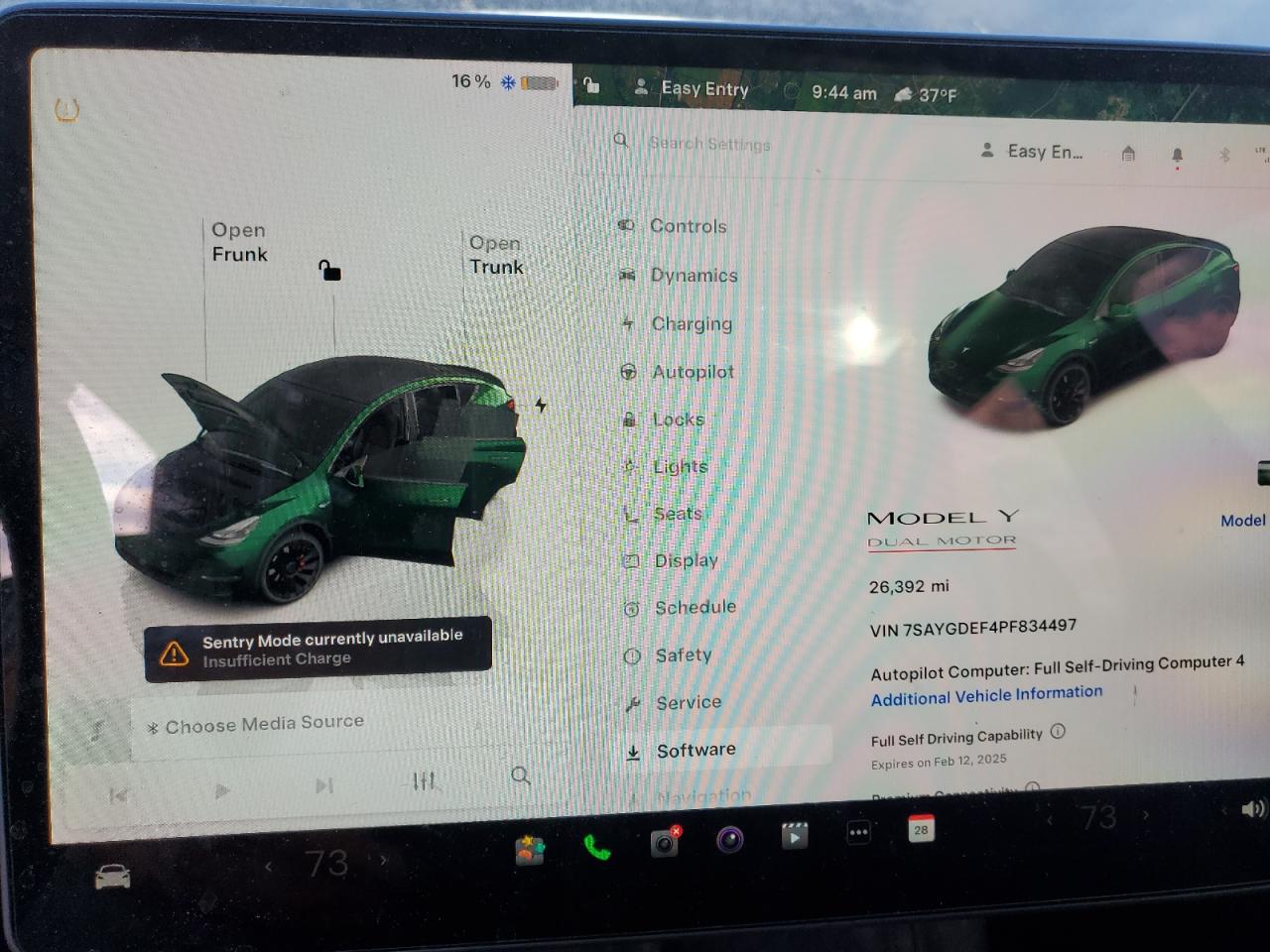 2023 TESLA MODEL Y  VIN:7SAYGDEF4PF834497