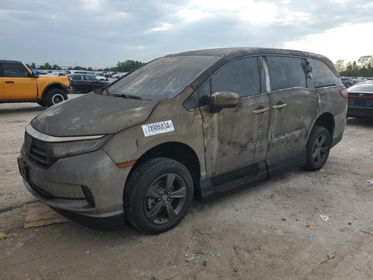 2022 HONDA ODYSSEY EX VIN:5FNRL6H59NB046601