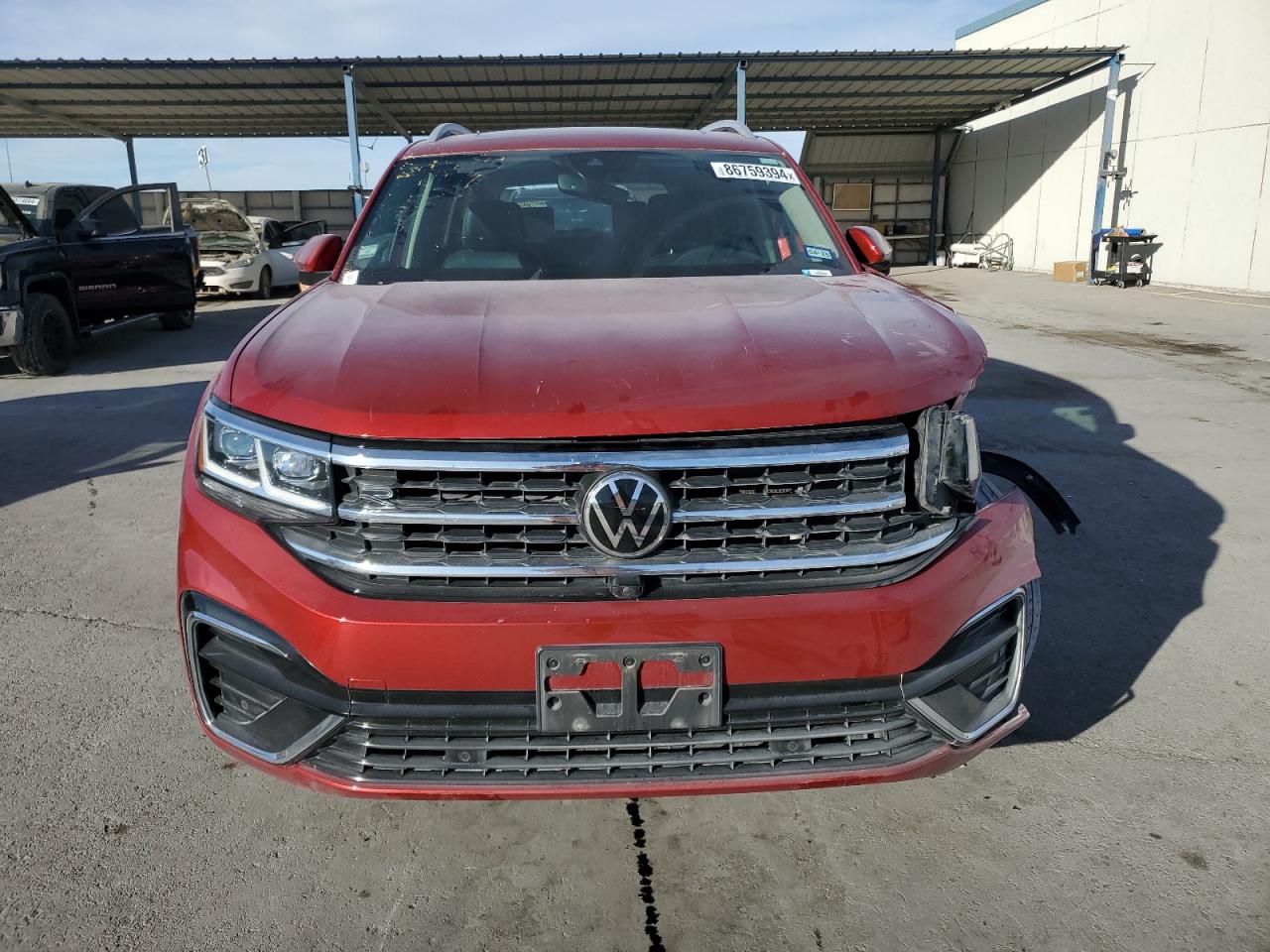 2022 VOLKSWAGEN ATLAS SEL PREMIUM R-LINE VIN:1V2FR2CAXNC533378