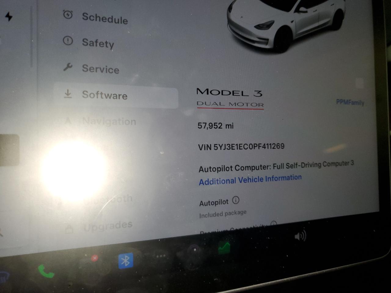 2023 TESLA MODEL 3  VIN:5YJ3E1EC0PF411269