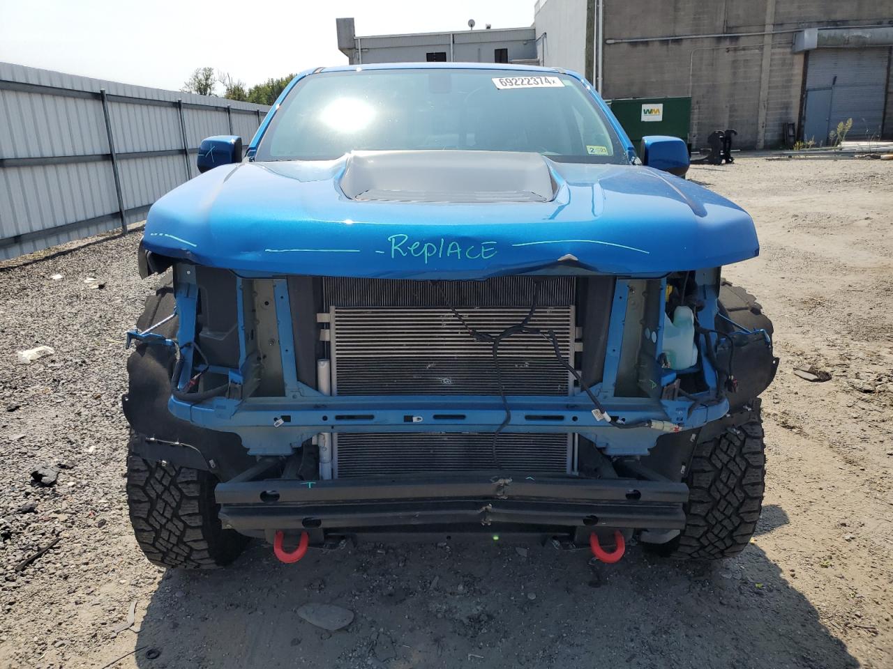 2022 CHEVROLET COLORADO ZR2 VIN:1GCGTEEN8N1213027