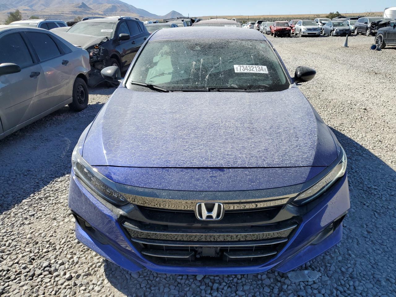 2022 HONDA ACCORD SPORT VIN:1HGCV1F35NA075527