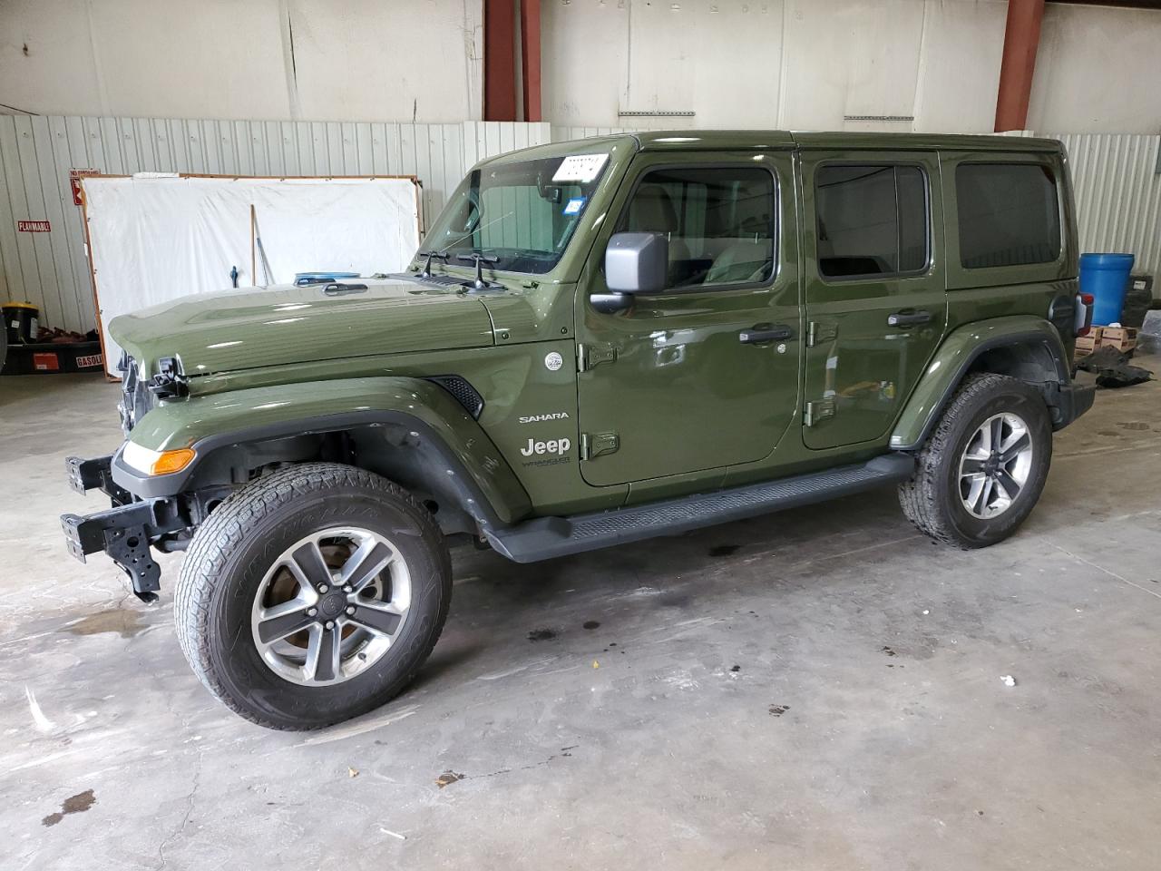 2022 JEEP WRANGLER UNLIMITED SAHARA VIN:1C4HJXEN5NW254448