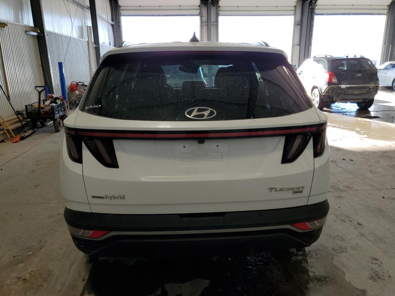 2022 HYUNDAI TUCSON BLUE VIN:KM8JBCA19NU030438