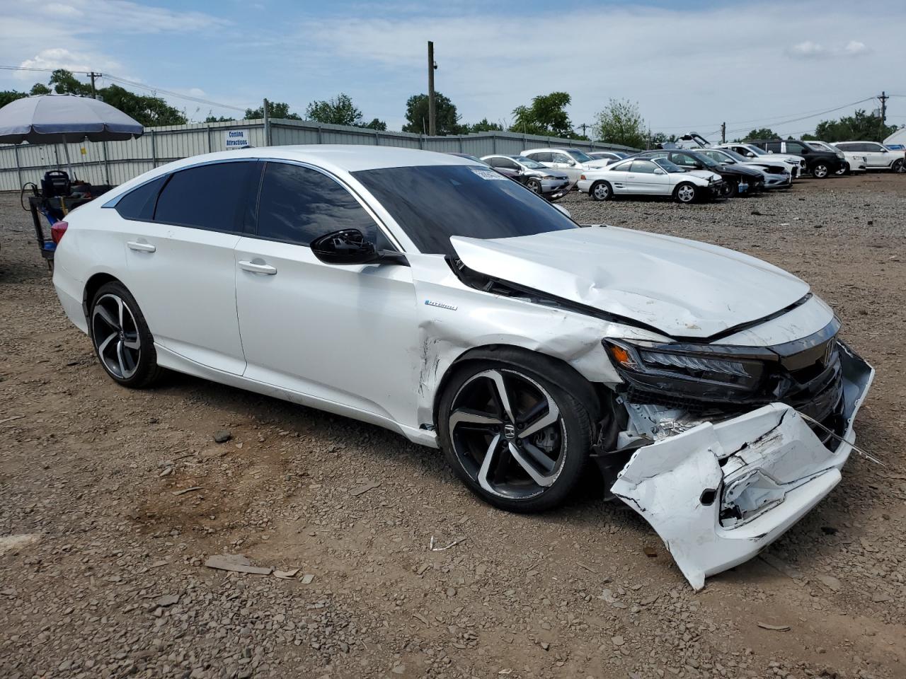 2022 HONDA ACCORD HYBRID SPORT VIN:1HGCV3F28NA018015