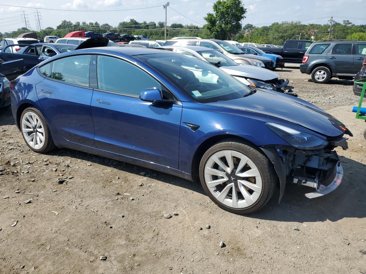 2022 TESLA MODEL 3  VIN:WP0AA2A8XNS255297