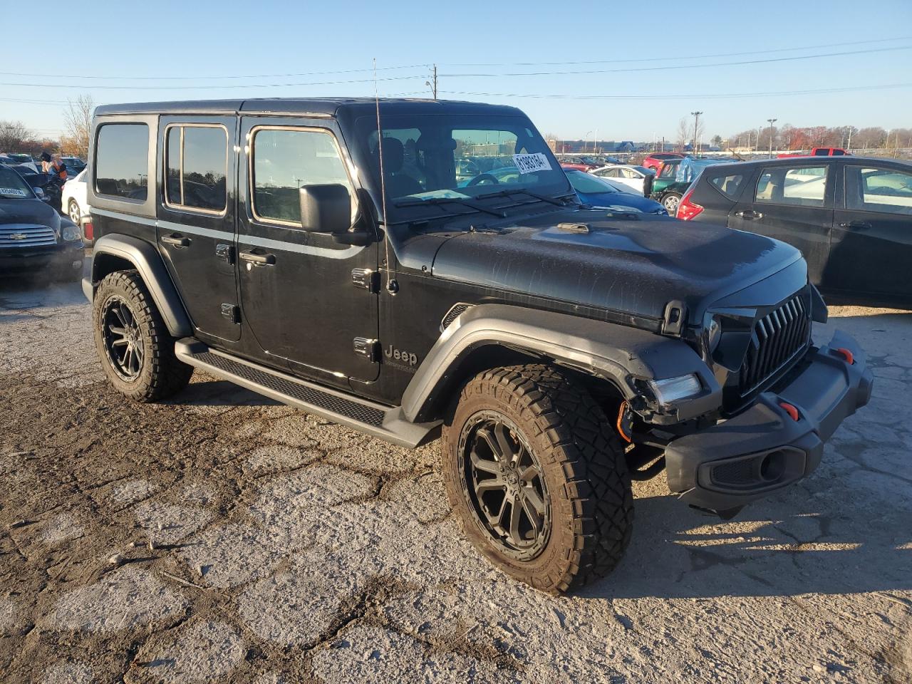 2022 JEEP WRANGLER UNLIMITED SPORT VIN:1C4HJXDG6NW201888