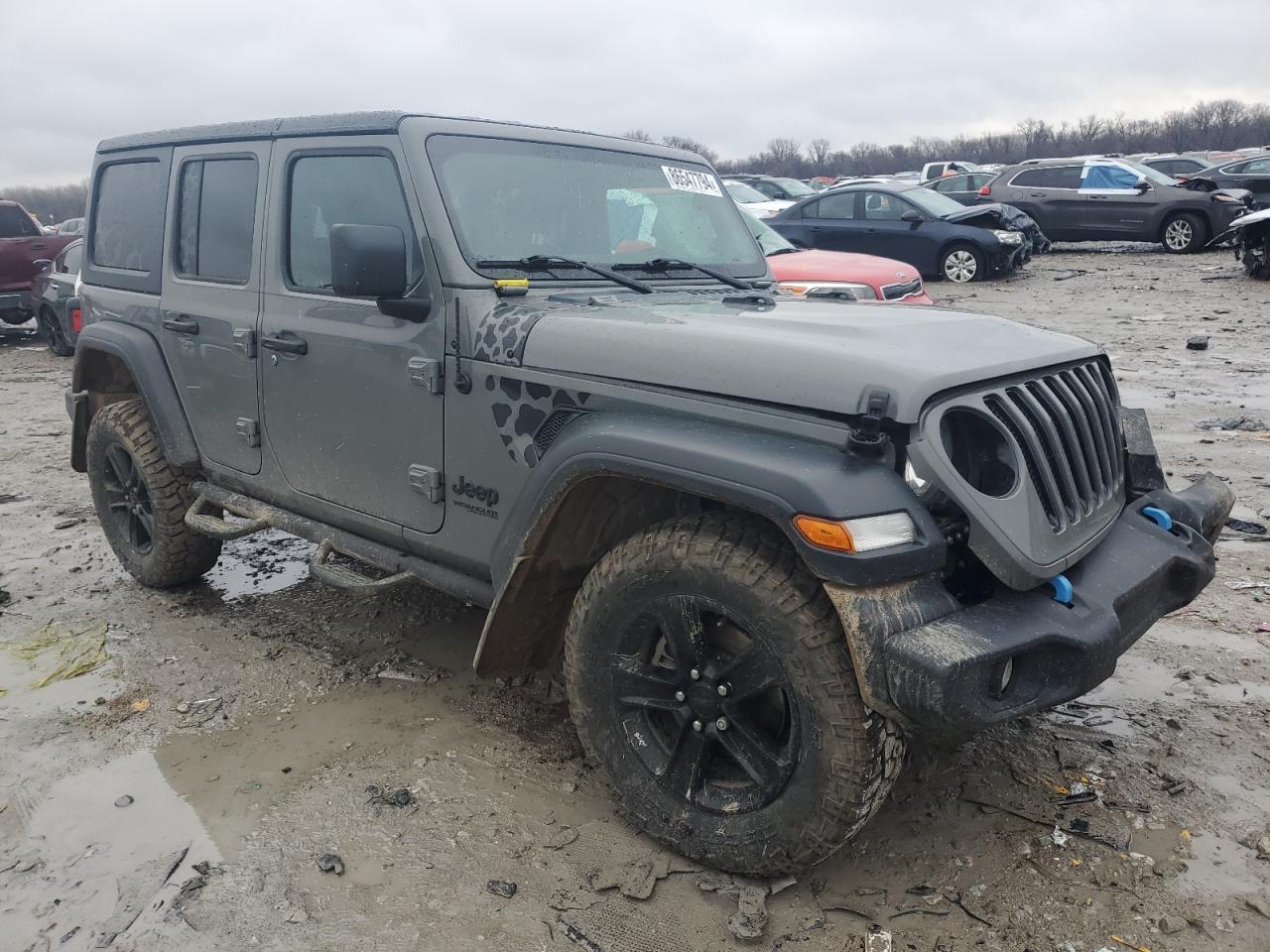 2022 JEEP WRANGLER UNLIMITED SPORT VIN:1C4HJXDN5NW225808