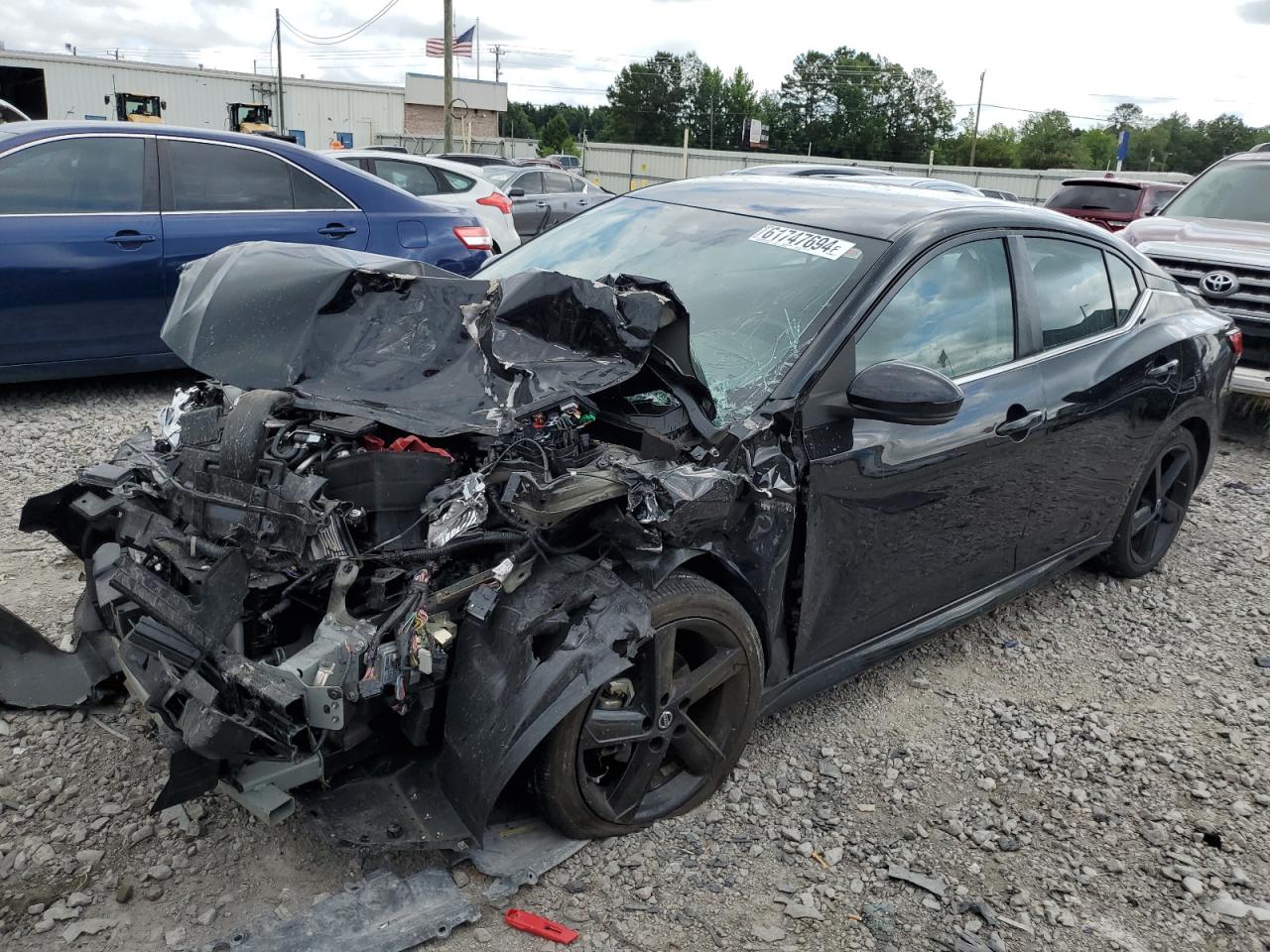 2022 NISSAN SENTRA SR VIN:3N1AB8DV1NY308037